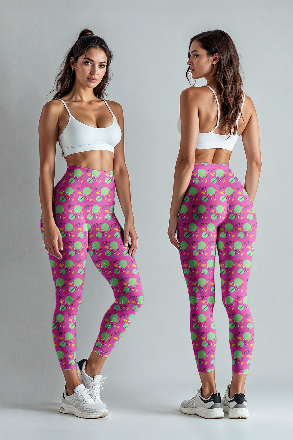 Kadın Desenli Uzun Tayt Model No : 019