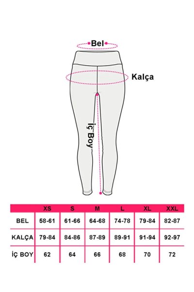 Kadın Desenli Uzun Tayt Model No : 041