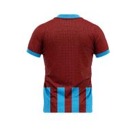 Bordo Mavi V Yaka Efsane Çubuklu Taraftar Forması