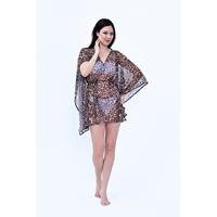 Desenli Kadın Kısa Kimono Model No : 002