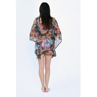 Desenli Kadın Kısa Kimono Model No : 007