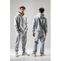 Gri Renk Erkek Sweatshirt Hoodie
