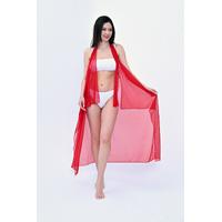 Kadın Kırmızı Pareo Model No : 001